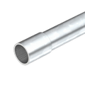 Electrogalvanised steel pipe, with thread